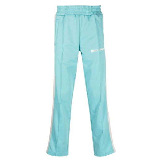 P1QMPA232 Palm Angels Classic Track Pants Light Blue White