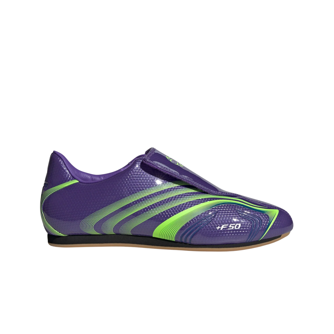 JR6025 (W) Adidas Taekwondo F50 Purple Rush Lucid Lemon