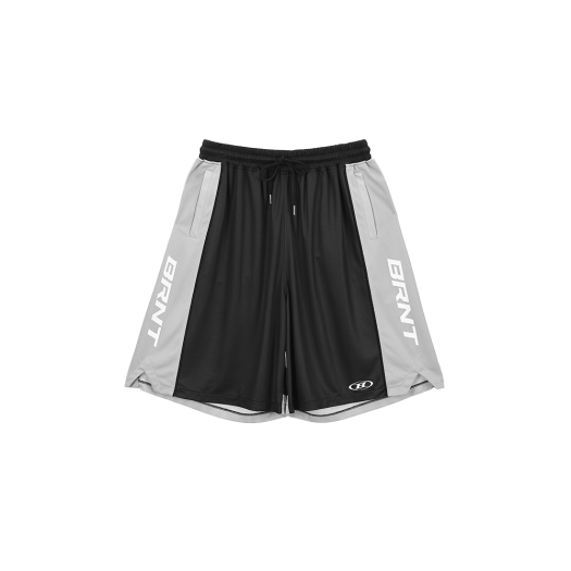 BG2MSP239BK BORN TO WIN Mesh Football Jersey Bermuda Pants Black