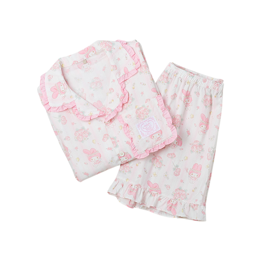 ★ SPAO★ My Melody 50th Anniversary Short Sleeve Pajamas S SPAO x My Melody - 50th Anniversary Short Sleeve Pajamas