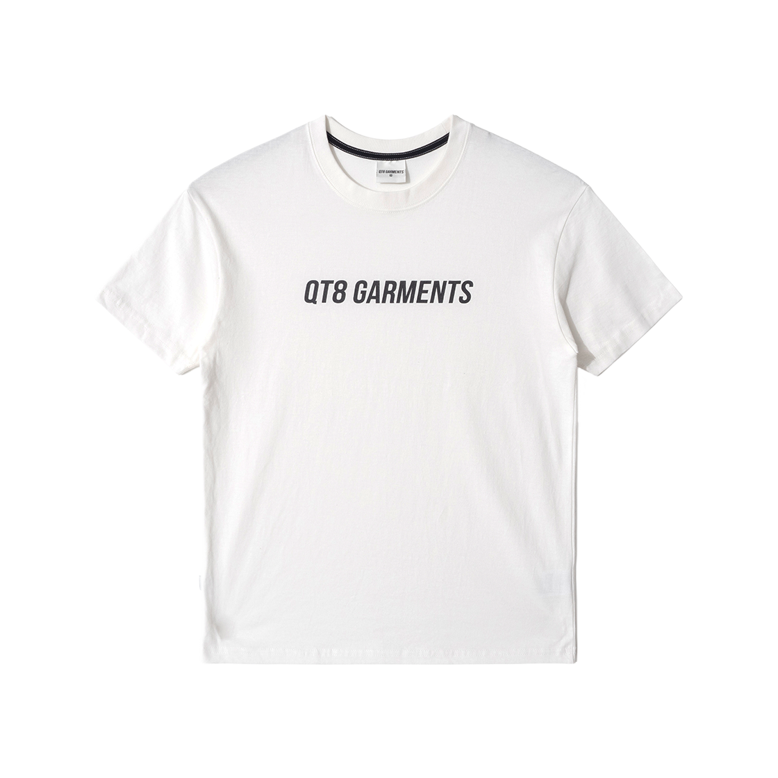 큐티에잇 가먼츠 오지 로고 레귤러 핏 티 아이보리(QT8 GARMENTS OG Logo Regular-Fit Tee Ivory)