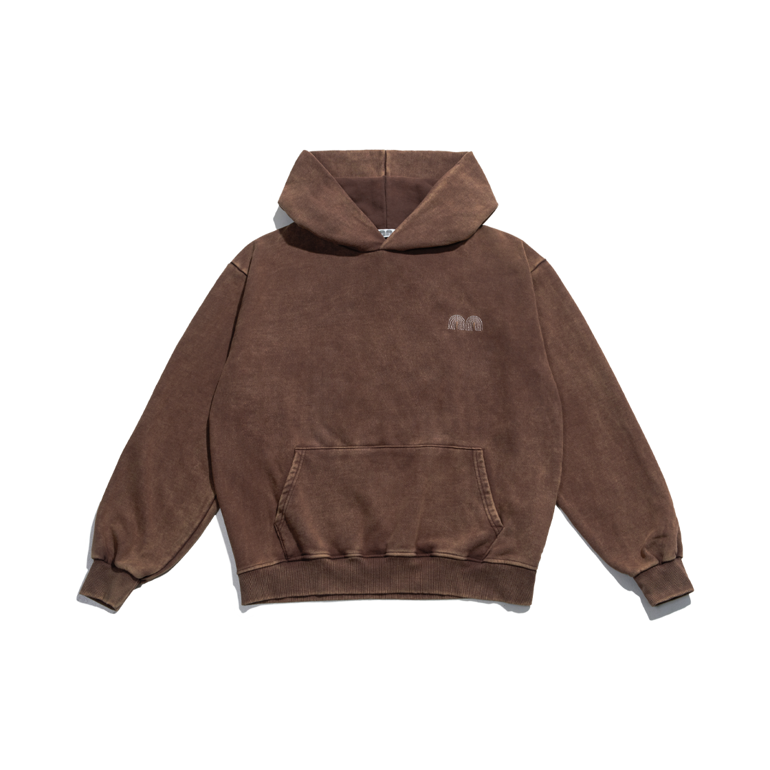 nnhd01br Not New Basic nn Hoodie Brown