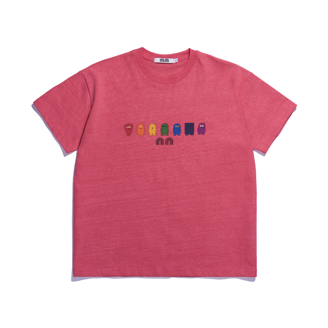 낫뉴 레인보우 프렌즈 티셔츠 딥 핑크(Not New Rainbow Friends T-Shirt Deep Pink)