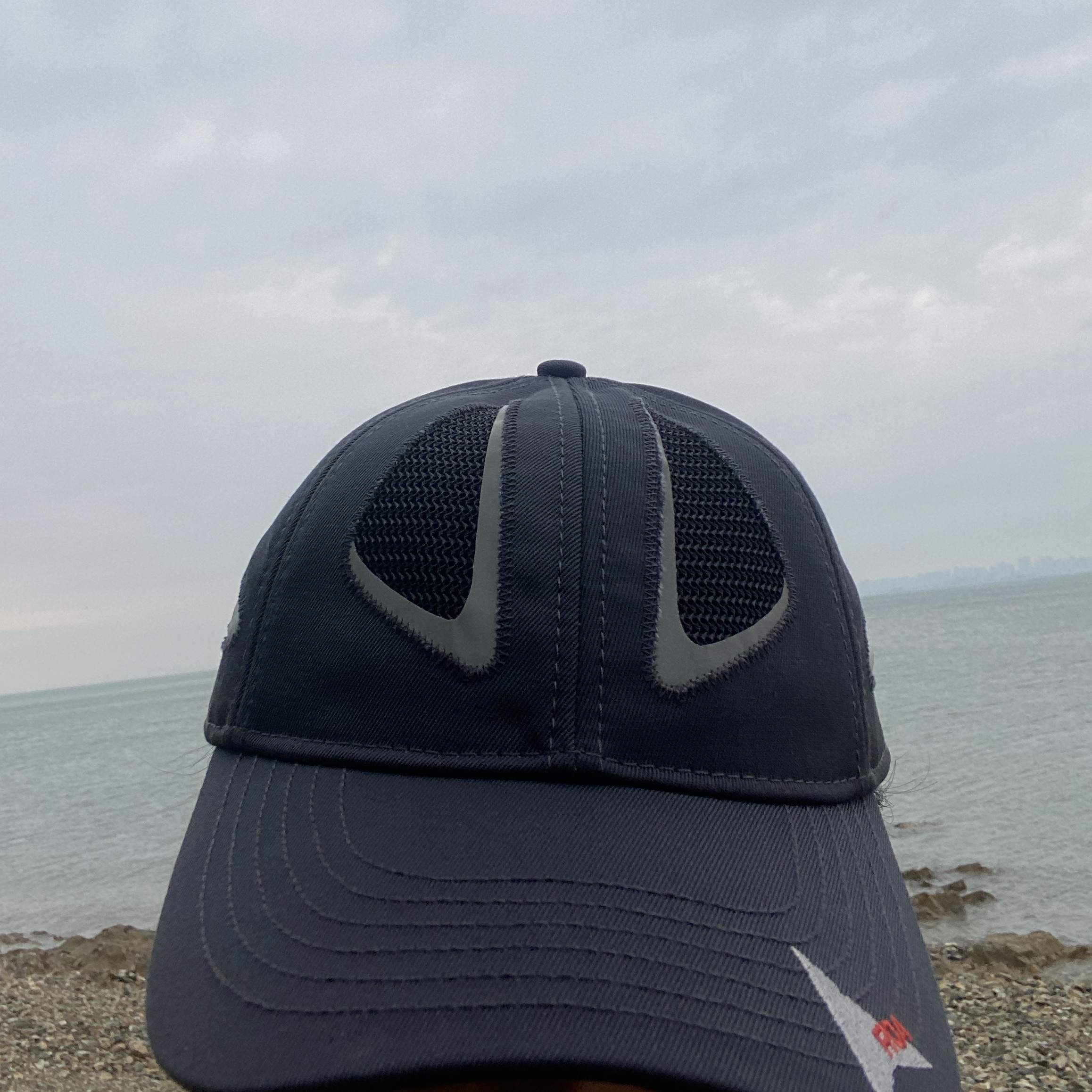 ROA Cap 6 Panel Charcoal - 25SS 착용 스타일 - 1