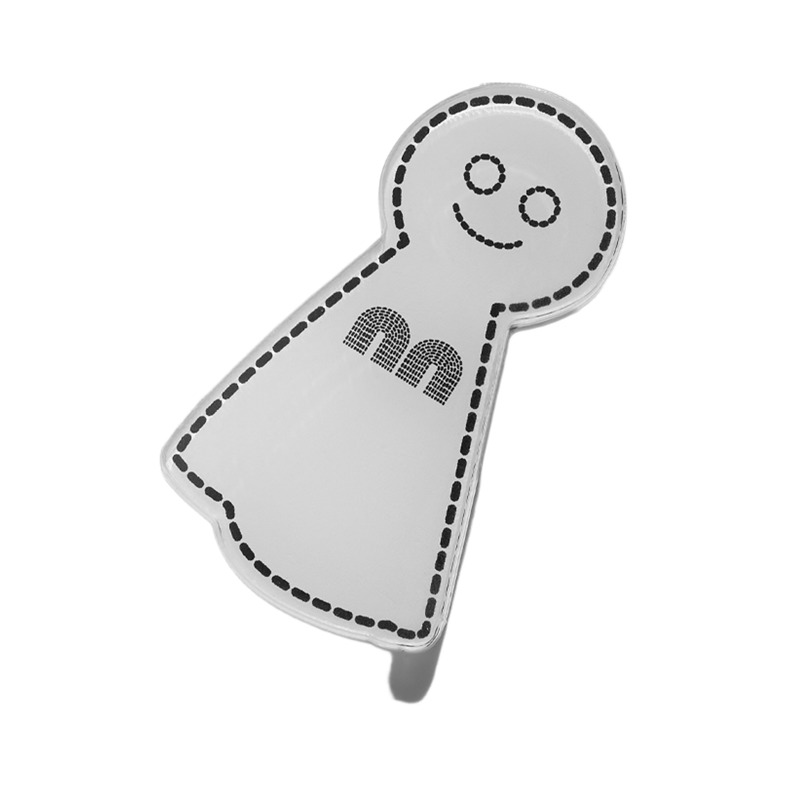 낫뉴 대롱이 뱃지 화이트(Not New Daerongi Badge White)