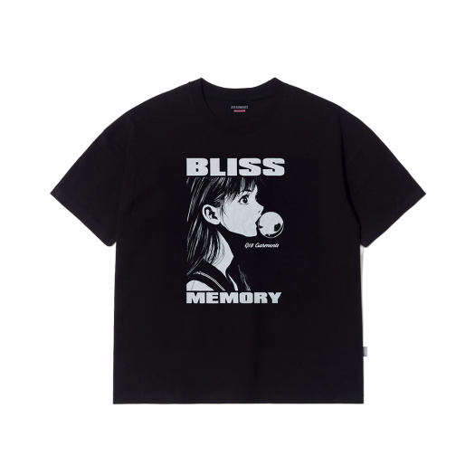 Q5MWTS003BLK QT8 GARMENTS Bliss W Tee Black