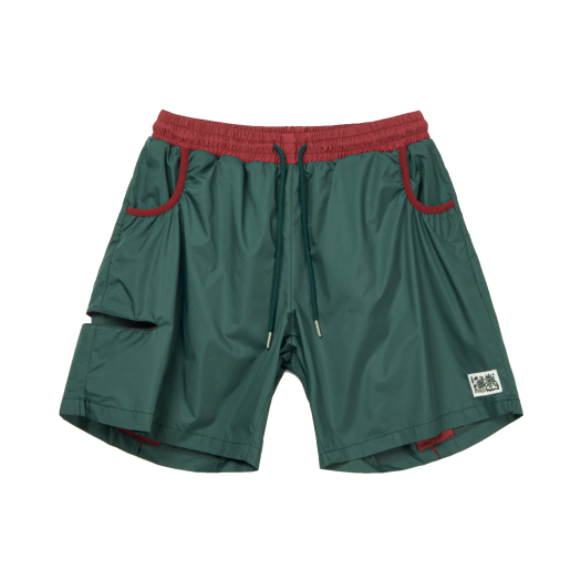 OMNIRA02 Bufotox Spiral Diving Shorts Dark Green