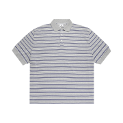 [KREAM 단독] MJD Oversized Stripe Polo Melange Grey
