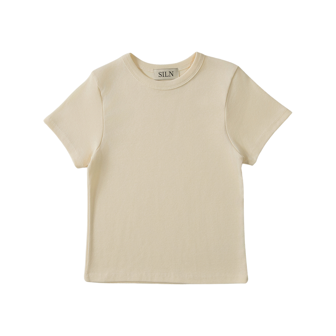 실른 클래시 에센셜 티셔츠 버터 옐로우(SLIN Classy Essential T-Shirt Butter Yellow)