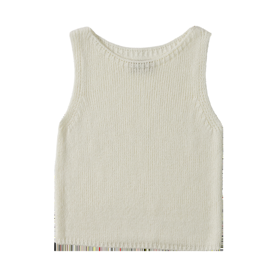 SN25CEKT02 SLIN Classy Essential Knit Sleeveless Ivory