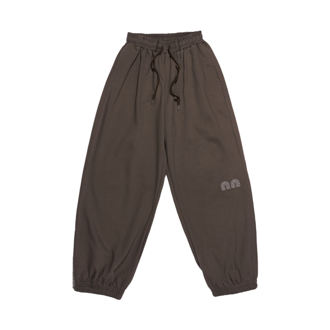 nnsp02br Not New Basic nn Jogger Sweat Pants Brown