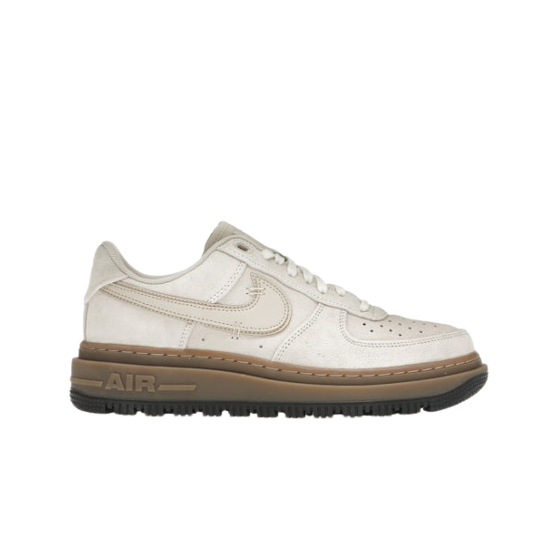 HV2531-100 Nike Air Force 1 Luxe Light Orewood Brown Gum Dark Brown