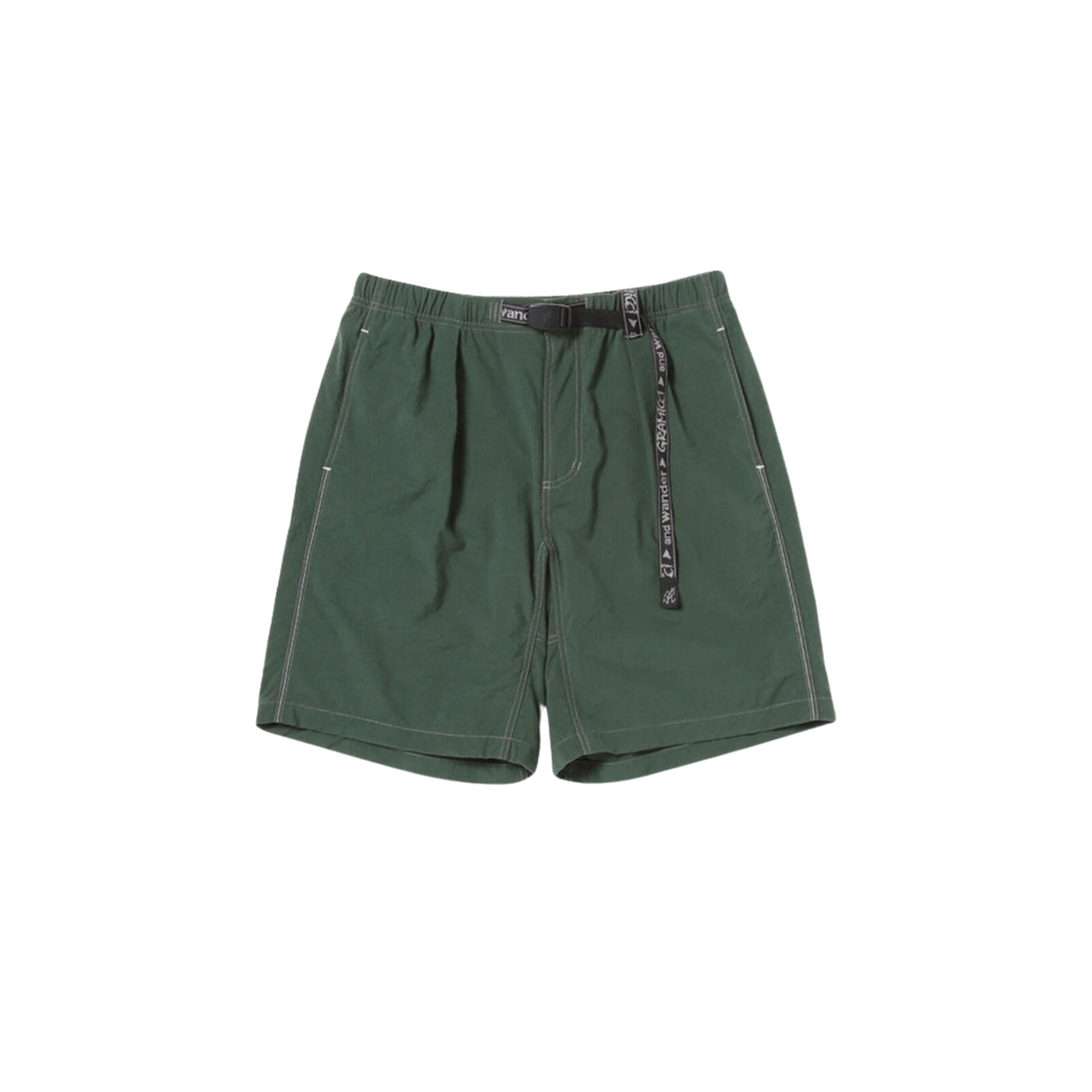 앤드 원더 x 그라미치 나일론 G-쇼츠 그린(And Wander x Gramicci Nylon G-Shorts Green)