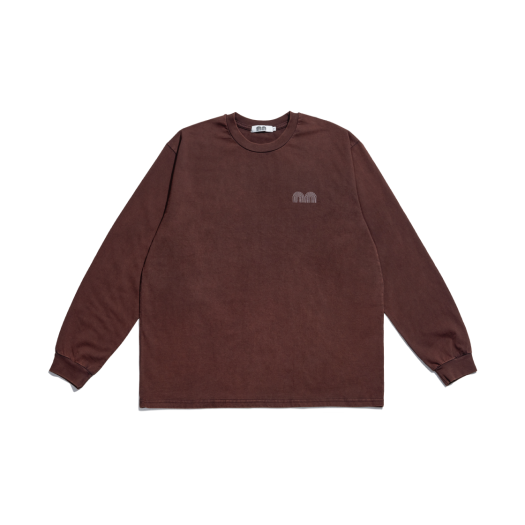 nnls01br Not New Basic nn LS T-Shirt Brown