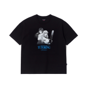QT8 GARMENTS Tutoring W Tee Black