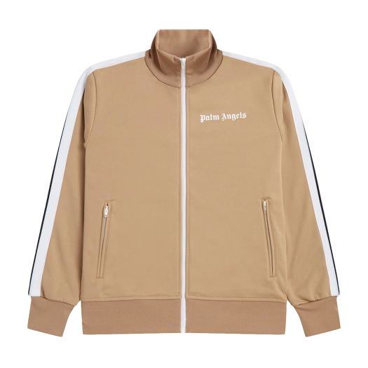 P1NMPA183 Palm Angels Classic Track Jacket  Beige  White