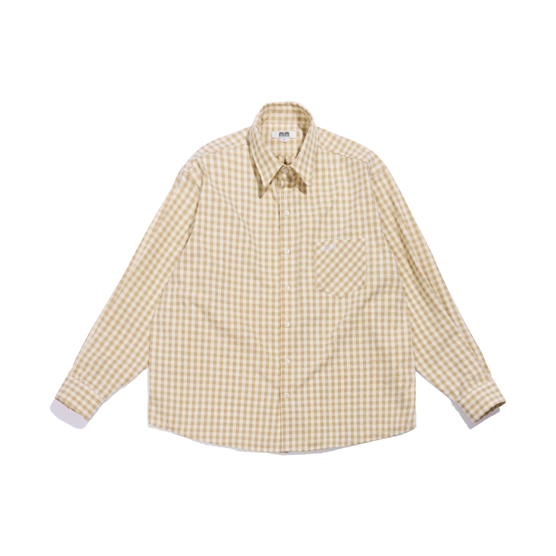 nnsh01yl Not New Check nn Shirts Yellow