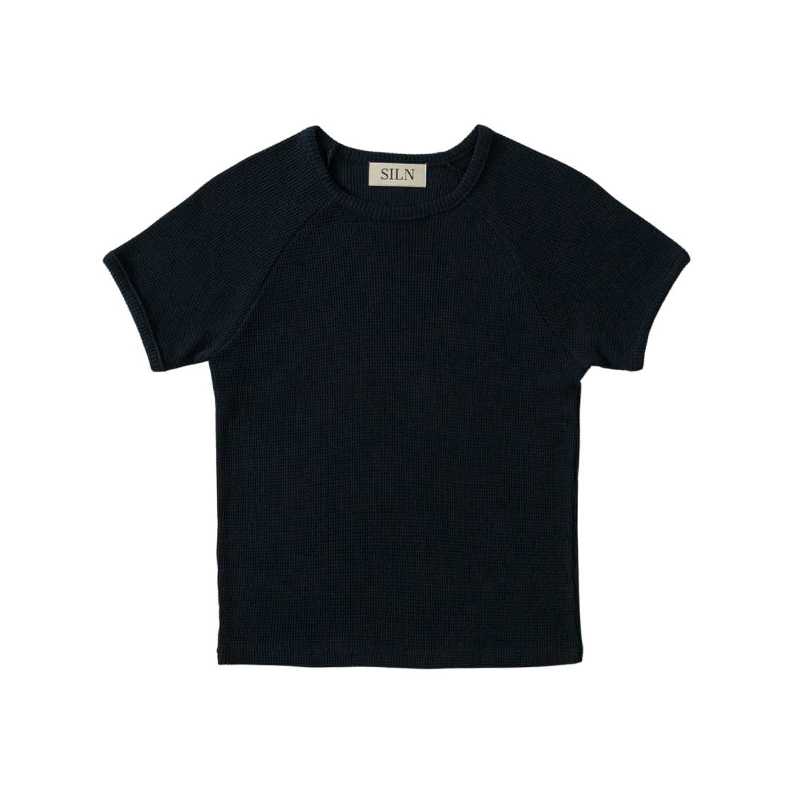 실른 클래시 와플 레글런 티셔츠 네이비(SLIN Classy Waffle Raglan T-Shirts Navy)