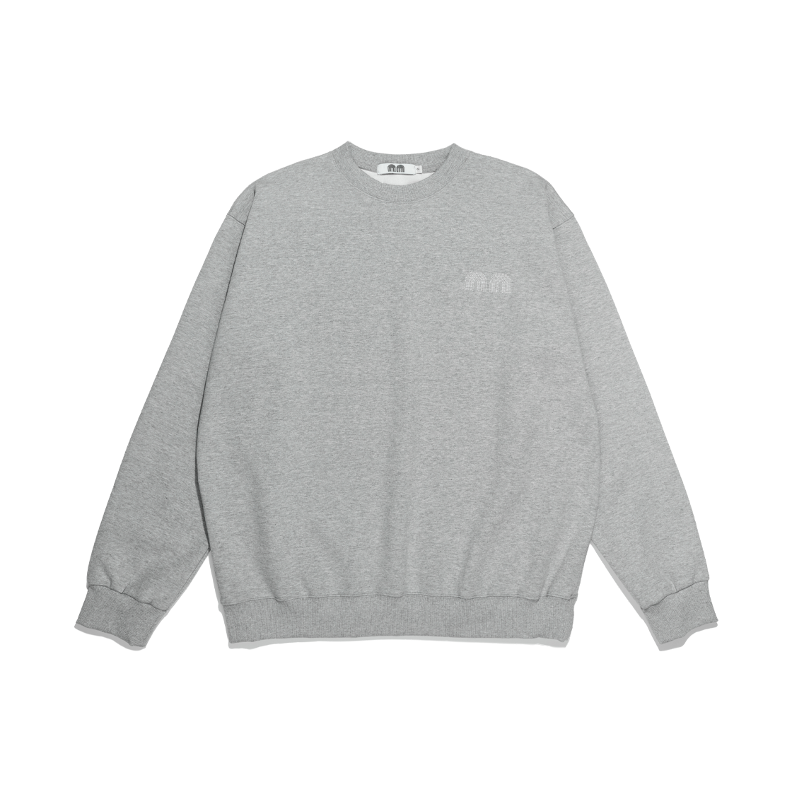 낫뉴 베이직 nn 스웻셔츠 그레이(Not New Basic nn Sweatshirt Grey)