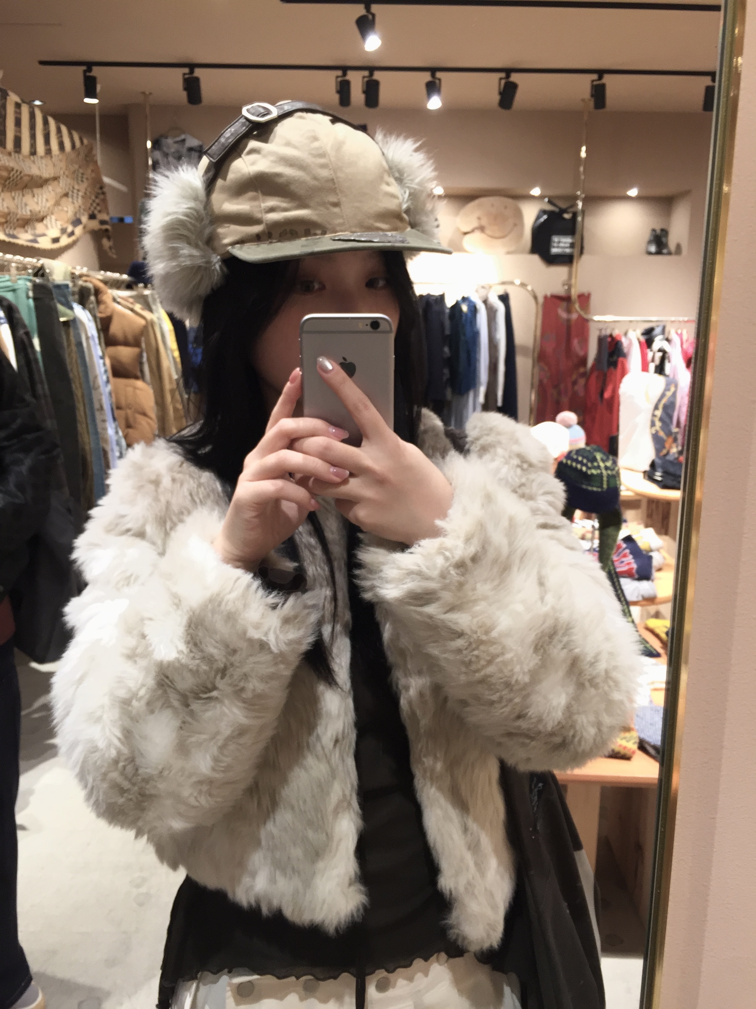 Kapital Murachino Brimfield Hunter Cap Beige 착용 스타일