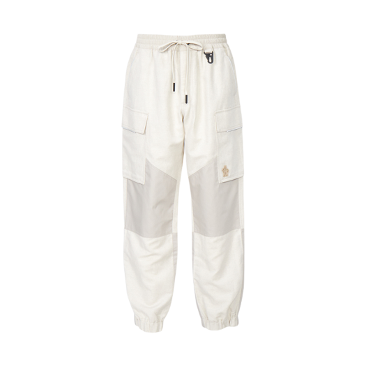 K1-097-2A00006-598C3-268 Moncler Grenoble Jogging Pants Beige