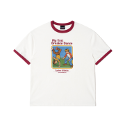 QT8 GARMENTS My First Breakin’Ringer W Tee Burgundy