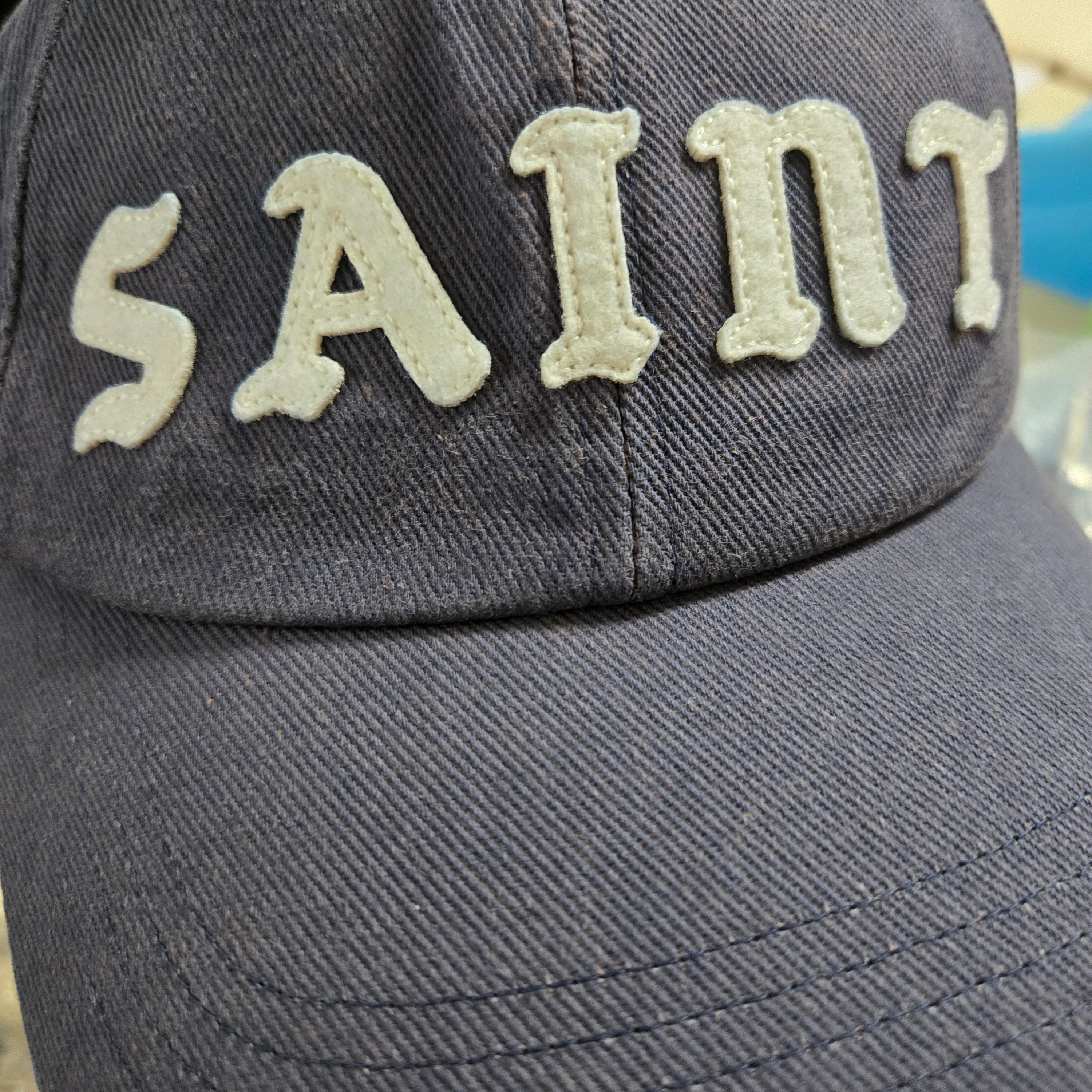 Saint Mxxxxxx Saint 6 Panel Cap Navy - 25SS 착용 스타일