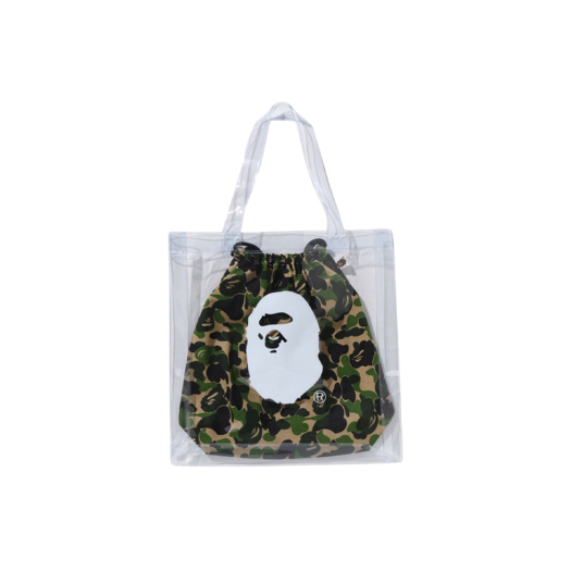 - BAPE ABC Camo Clear Tote Bag Green (Set of 2)