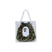 BAPE ABC Camo Clear Tote Bag Green (Set of 2)
