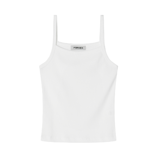 P0000EYW FOR HER Nord Sleeveless Top White
