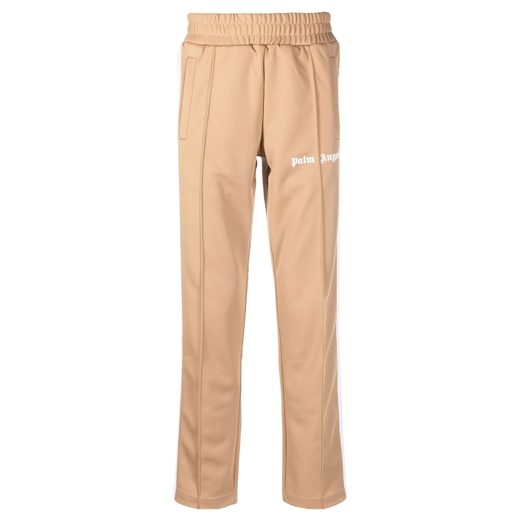 P1QMPA283 Palm Angels Classic Track Pants Beige White