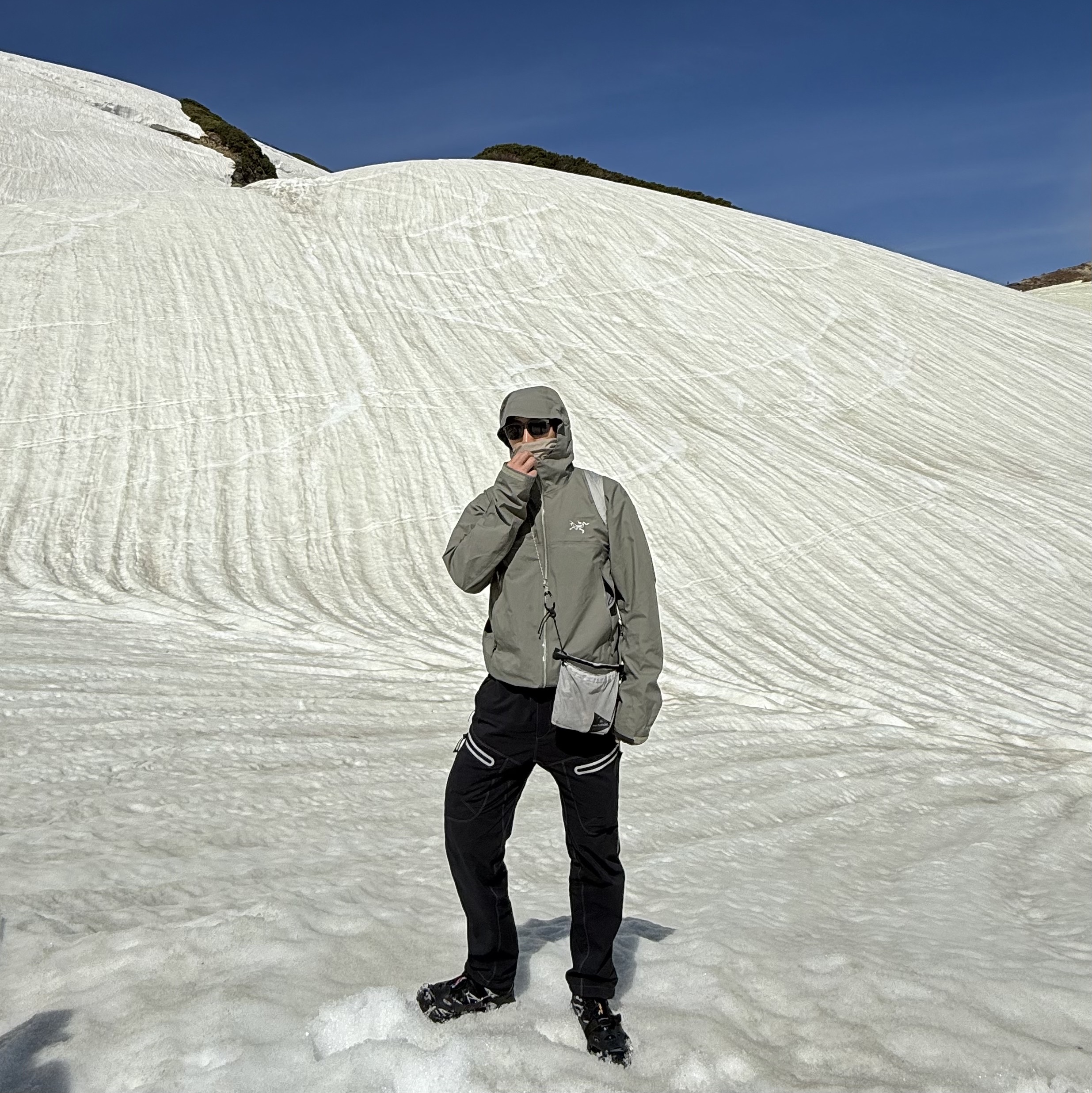 Arc'teryx Beta LT Jacket Tatsu, District Vision x And Wander Keita Summit Ti Gray D+ Water Gray 착용 스타일