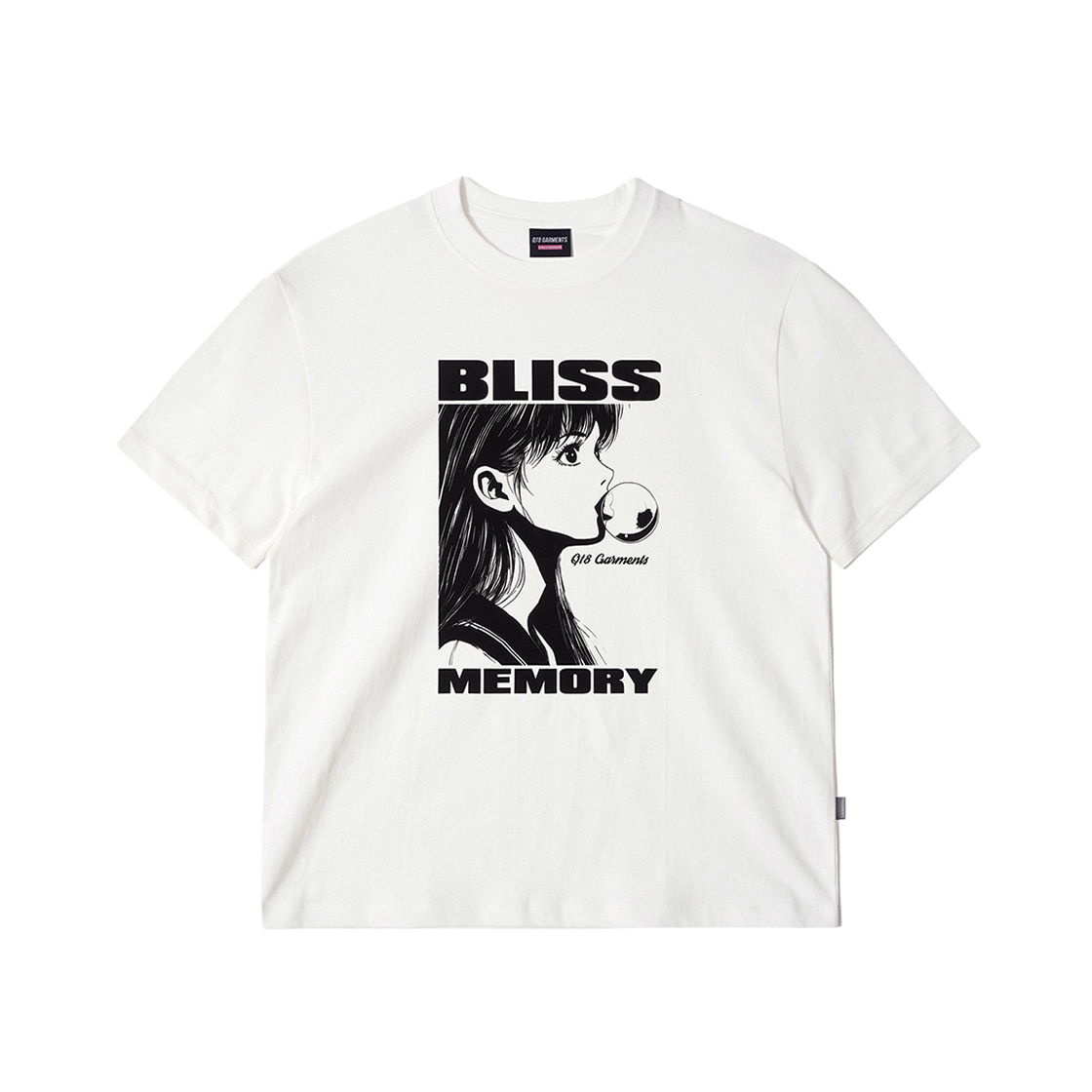 큐티에잇 가먼츠 블리스 W 티 아이보리(QT8 GARMENTS Bliss W Tee Ivory)