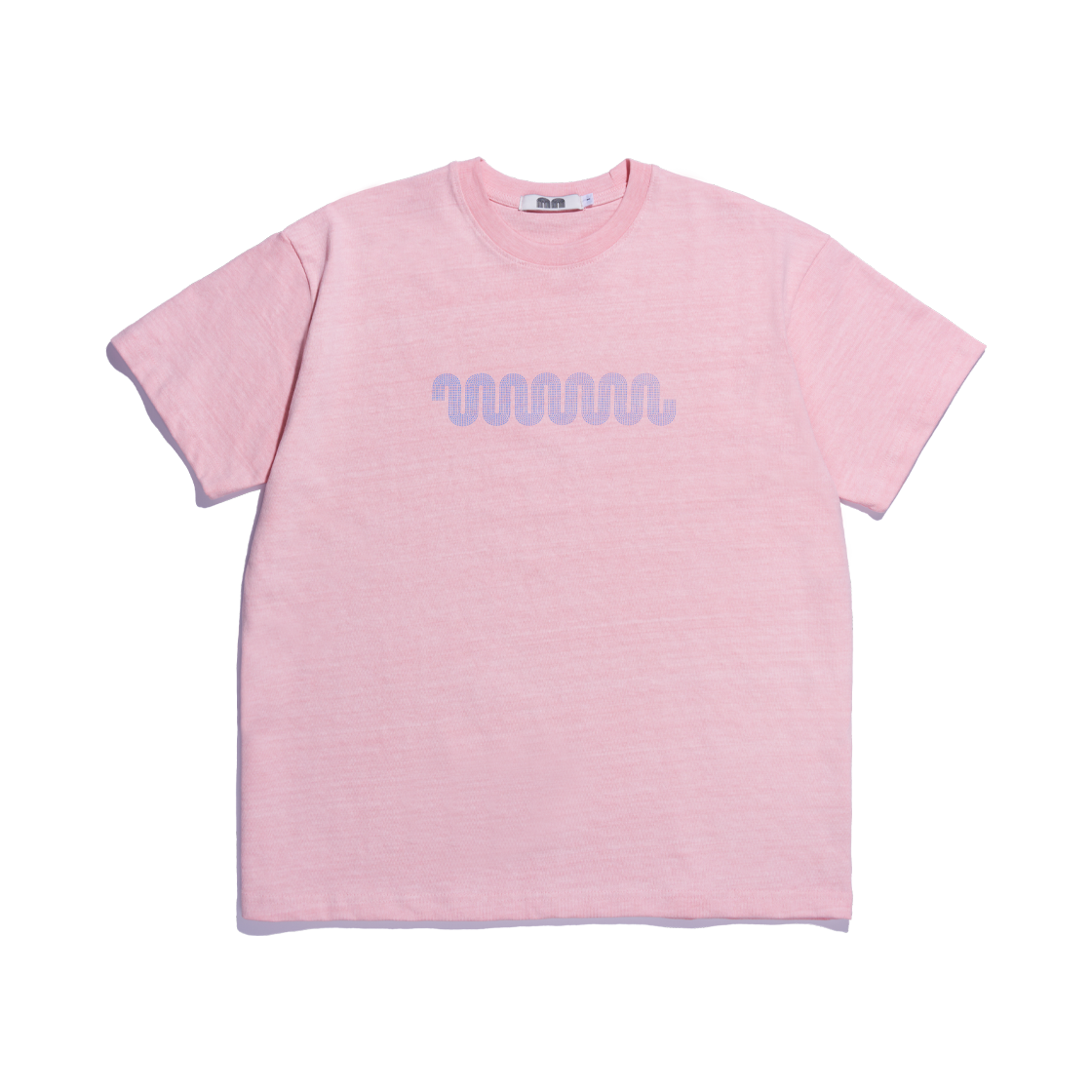 nnts02pk Not New Wave Logo T-Shirt Pink