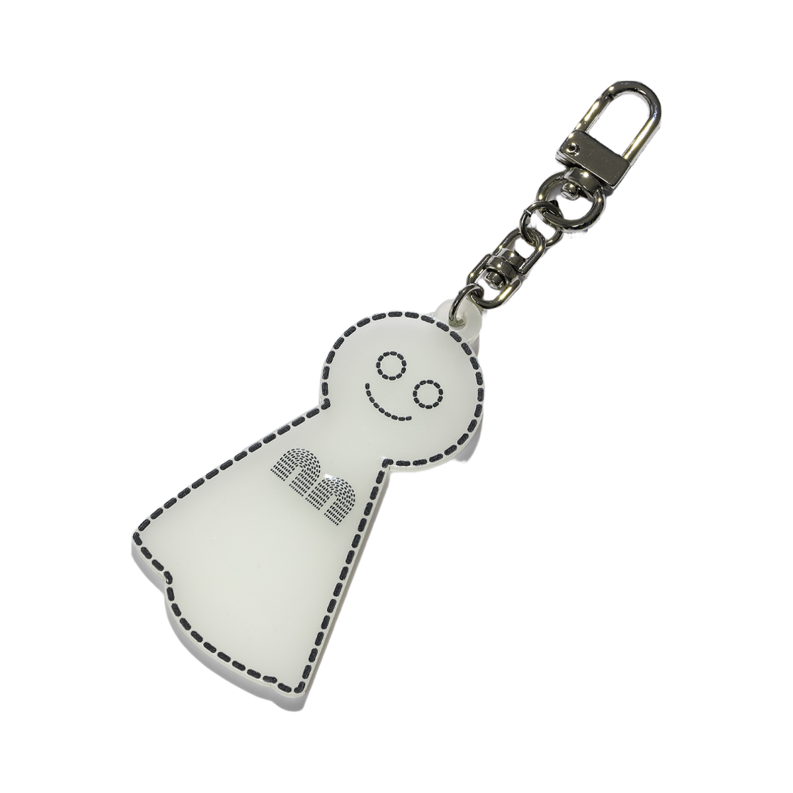 낫뉴 대롱이 키체인 화이트(Not New DAERONGI Keychain White)
