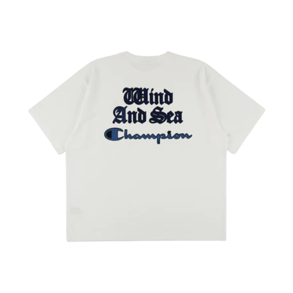 CHPU252CBSS067WH Champion x Wind and Sea Sea Logo S/S T-Shirt White