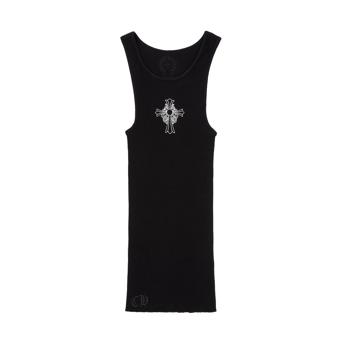 【美品】CHROME HEARTS/クロムハーツタンクトップ Chrome hearts クロムハーツ リブタンクトップ TANK TOP