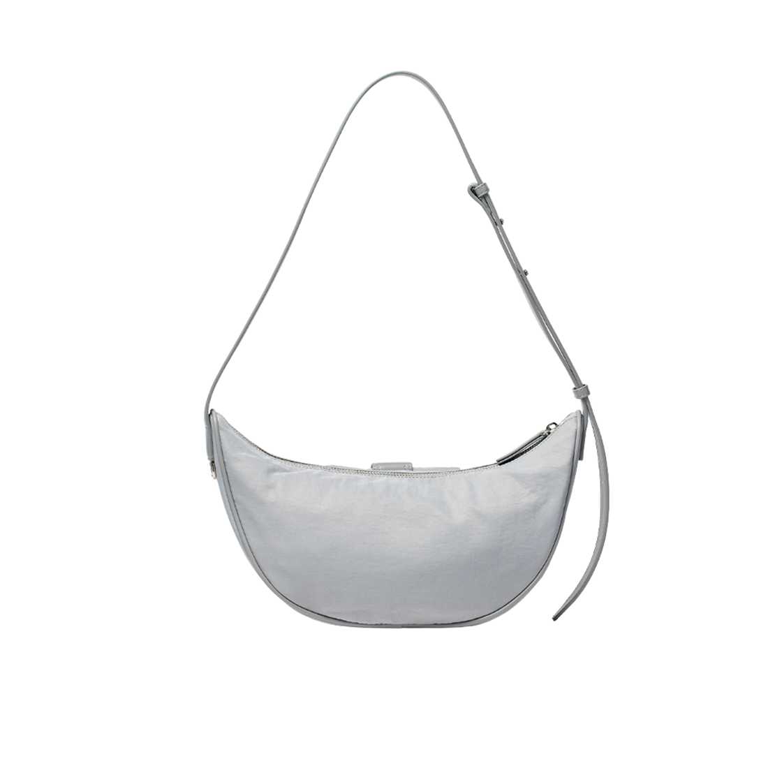 마뗑킴 버클 호보백 라이트 그레이(Matin Kim Buckle Hobo Bag Light Grey) - 2