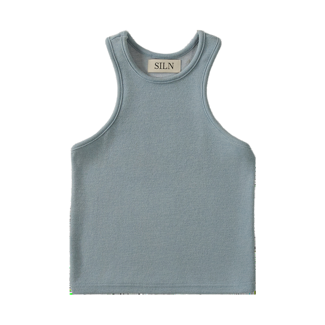 SN25HTSL01 SLIN 90'S Halter Neck Sleeveless Blue