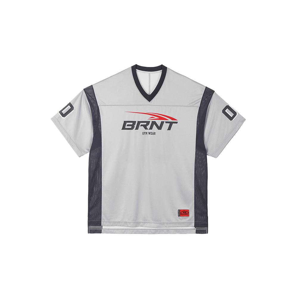 본투윈 메쉬 풋볼 저지 티셔츠 실버(BORN TO WIN Mesh Football Jersey T-Shirts Silver)
