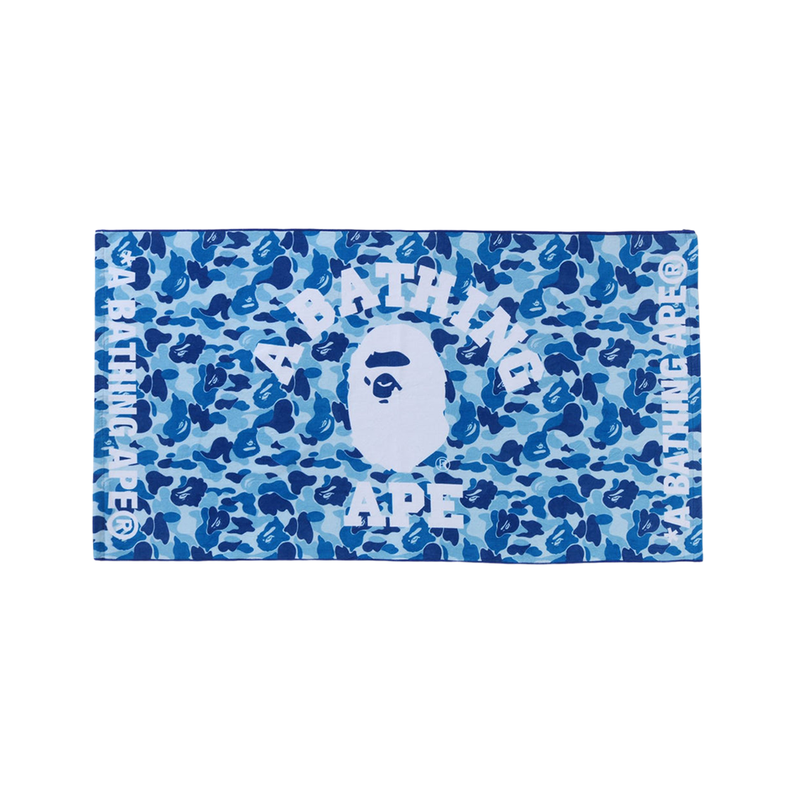 - BAPE ABC Camo Beach Towel Blue