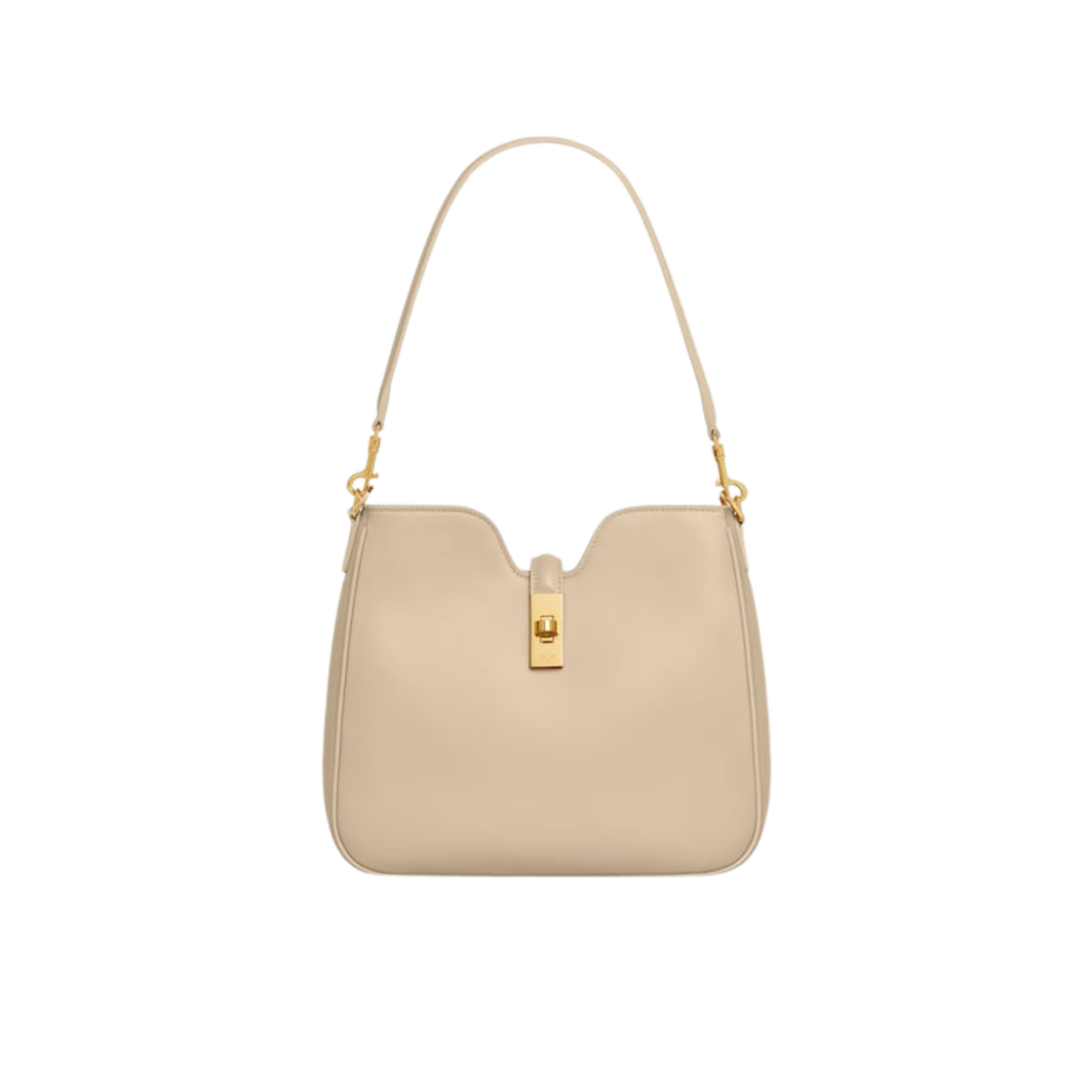 120693FX9-02EZ Celine Small Camille 16 Soft Bag in Smooth Calfskin Deep Ivory