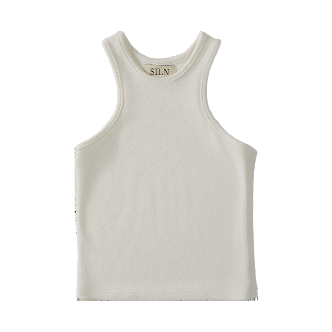 실른 홀터넥 슬리브리스 화이트(SLIN 90'S Halter Neck Sleeveless White)