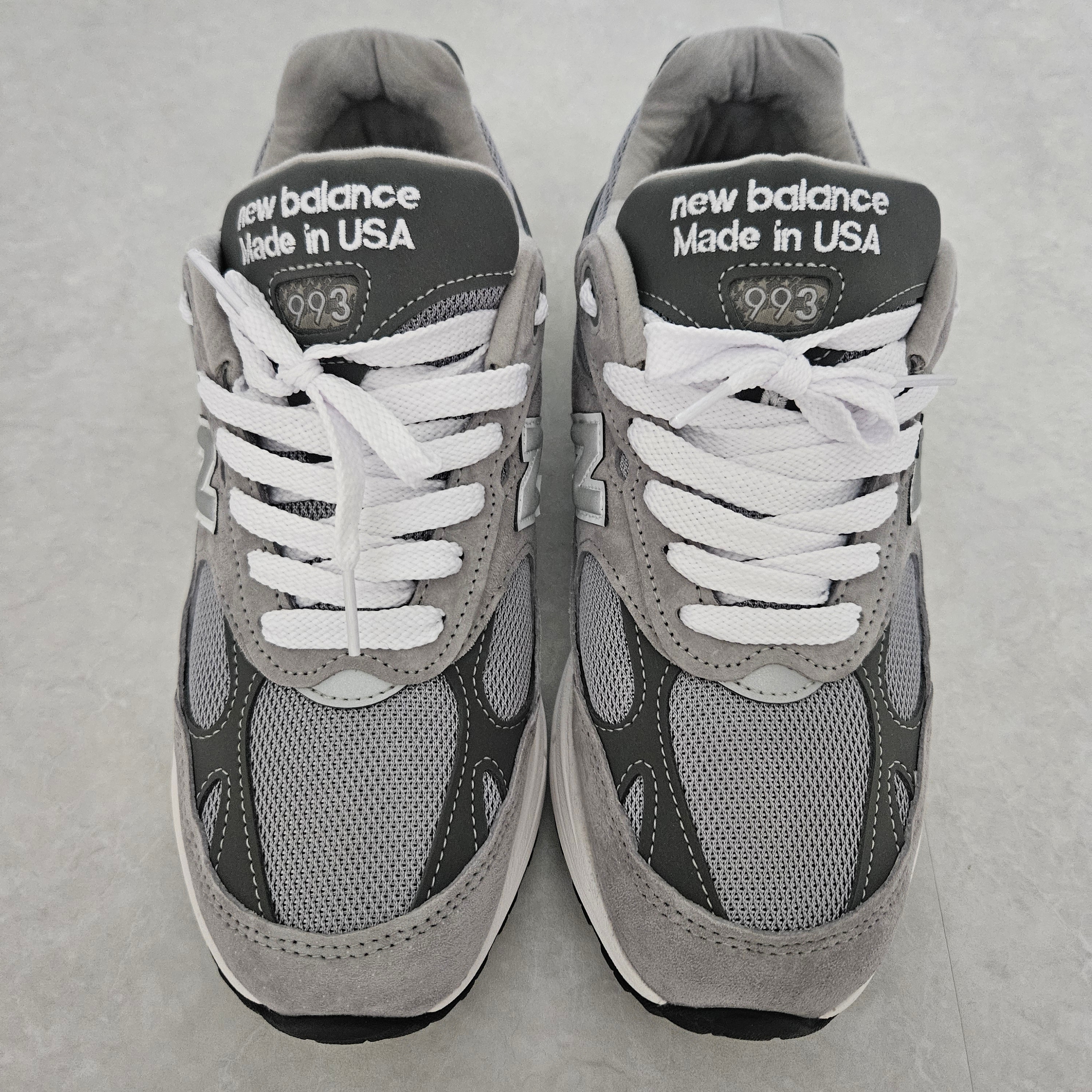 New Balance 993 Made in USA Grey - D Standard 착용 스타일