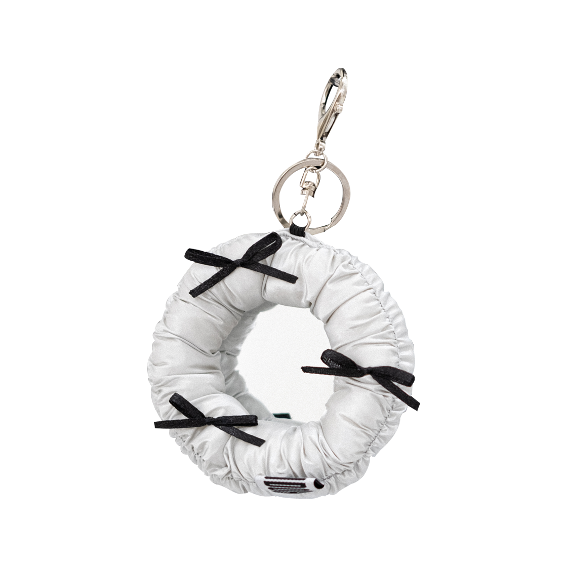 도키도키 에그타르트 키링 실버(dokidoki Egg Tart Key Ring Silver)