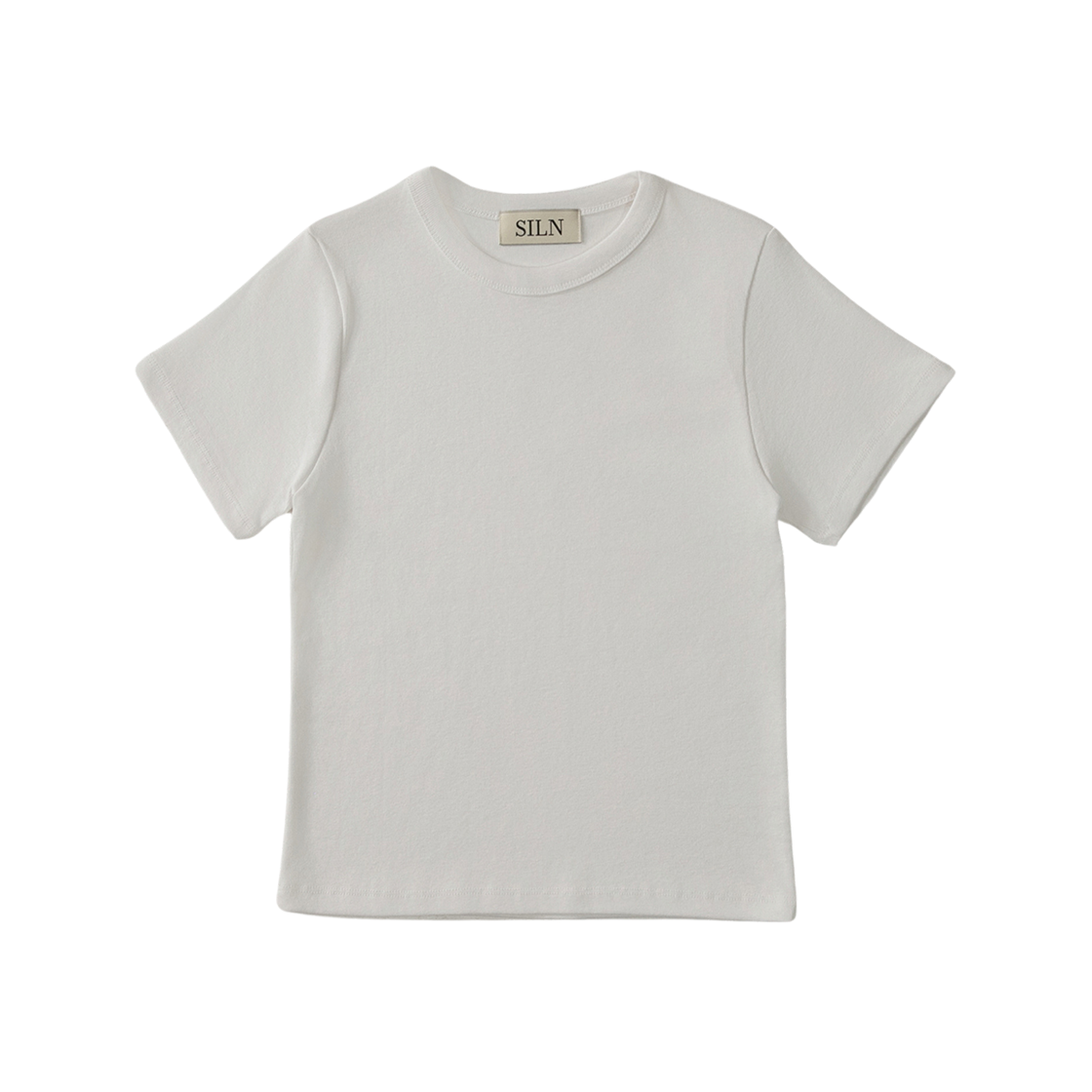 실른 클래시 에센셜 티셔츠 화이트(SLIN Classy Essential T-Shirt White)