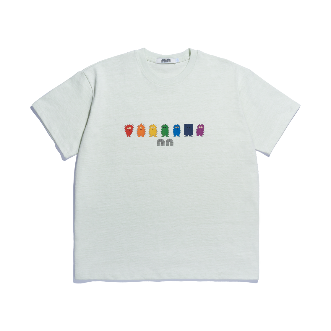 낫뉴 레인보우 프렌즈 티셔츠 피스타치오(Not New Rainbow Friends T-Shirt Pistachio)