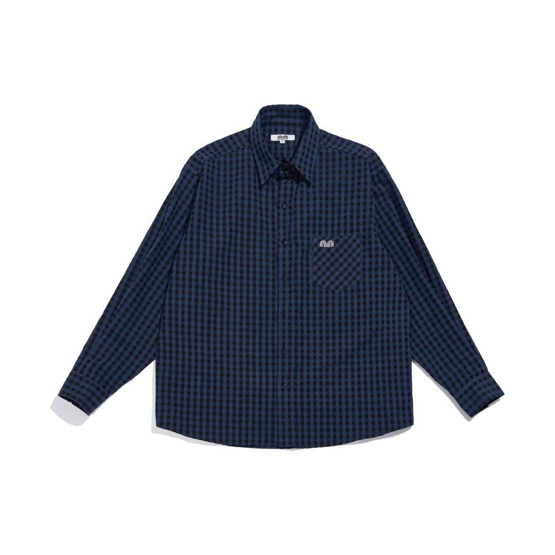 nnsh01nv Not New Check nn Shirts Navy