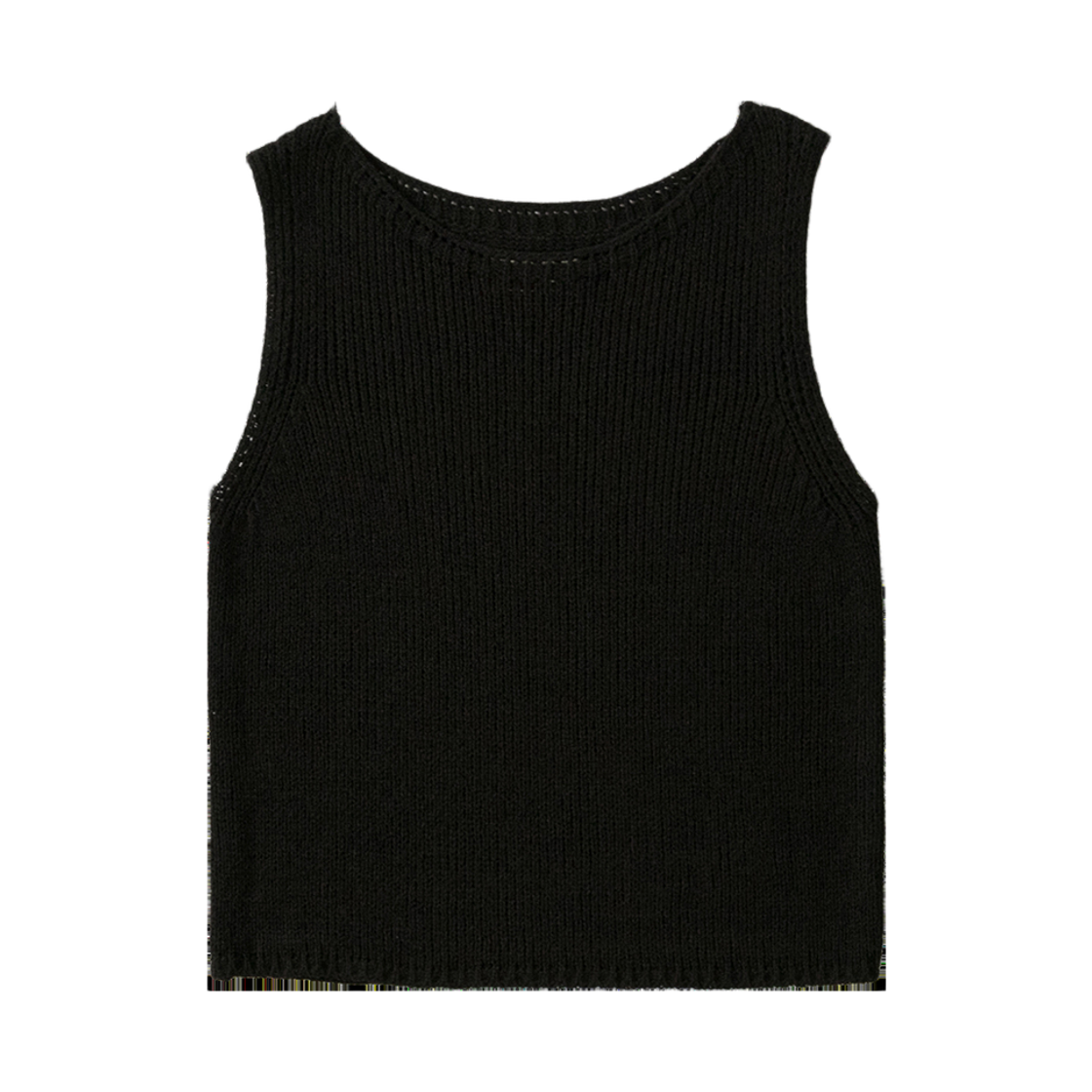 실른 클래시 에센셜 니트 슬리브리스 블랙(SLIN Classy Essential Knit Sleeveless Black)