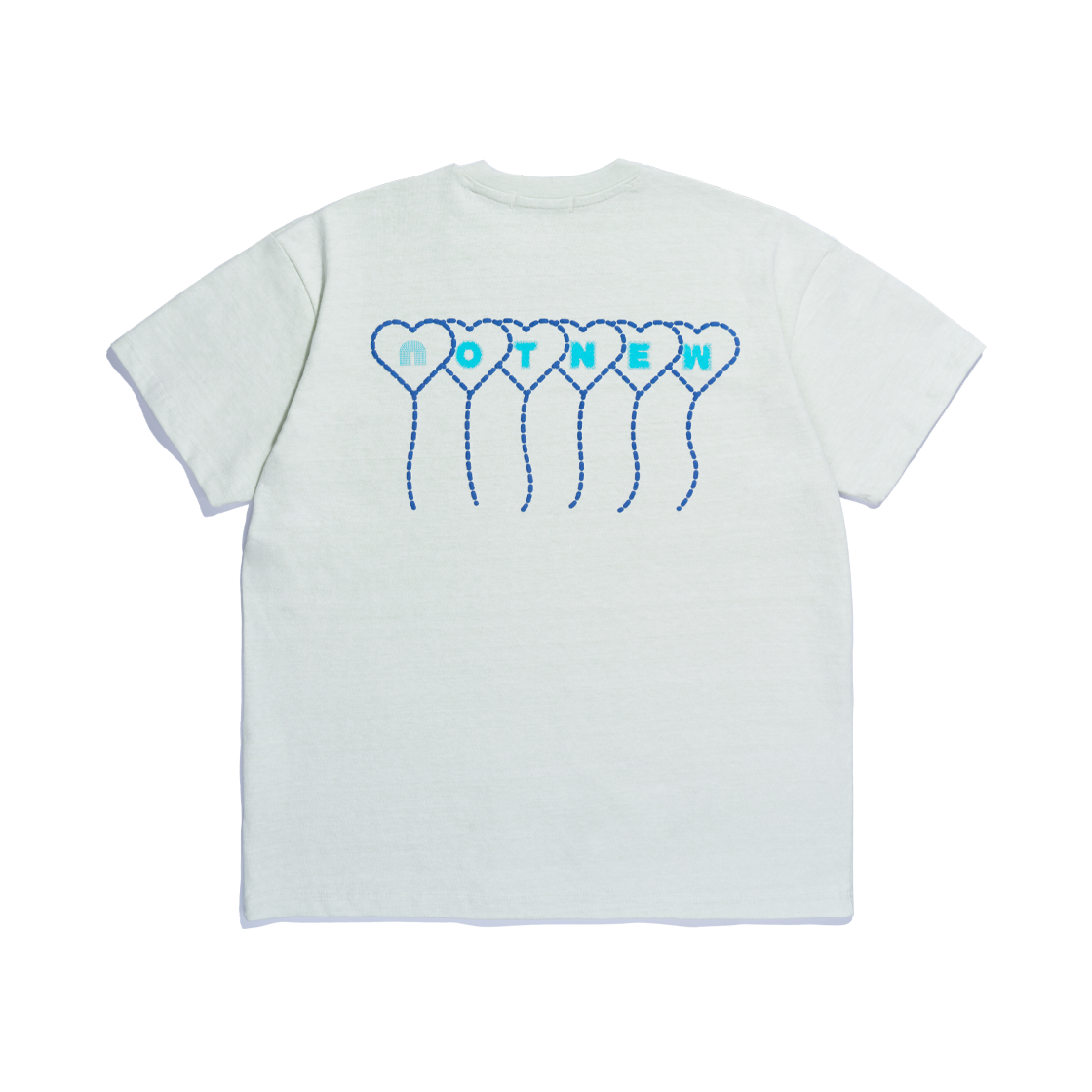 낫뉴 하트 벌룬 티셔츠 피스타치오(Not New Heart Balloon T-Shirt Pistachio) - 2